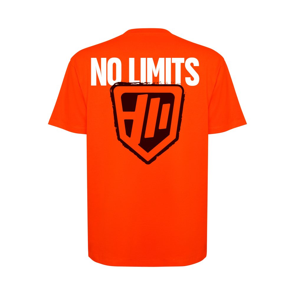 NO LIMITS T-SHIRT . ORANGE